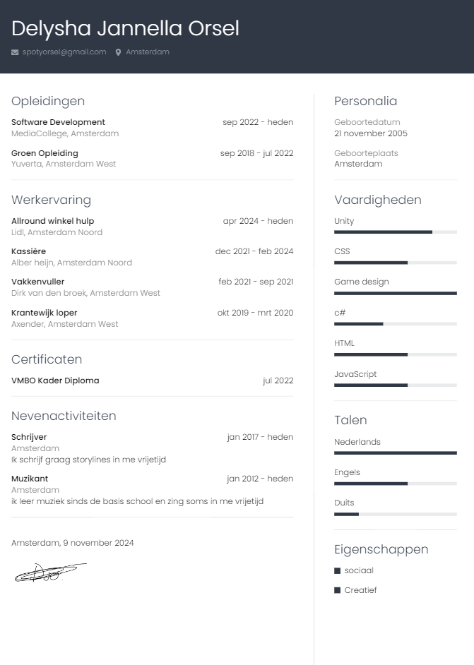CV